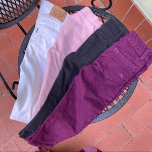 Bundle of 2t toddler jeans and leggings
